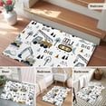 thumbnail image 5 of Cartoon Tractor Entryway Rug 2'x3'&nbsp; Non Slip Front Door Mats, Cute Grey Digger Shovel Truck Entrance Rugs Indoor Outdoor Carpet, Washable Floor Mats Small Area Rug for Bedroom Kitchen, 5 of 8