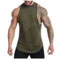 thumbnail image 1 of LSLJS Débardeur de Sport Sans Manches pour Hommes, Vêtements d'Été, 1 of 6