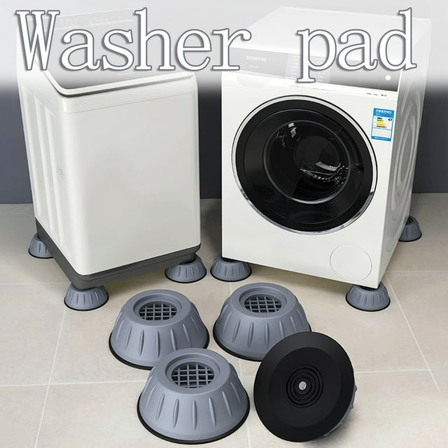 Base Antidérapante et Amortissante pour Machine à Laver et Réfrigérateur 4 Pcs