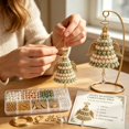 thumbnail image 4 of Fountwell DIY Beaded Christmas Tree Kit 3D Crystal Tree Craft Set for Adults Holiday Gift, 4 of 7