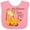 Pink and White, variant on Inktastic My Mamaw Loves Me Boys or Girls Baby Bib