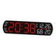 thumbnail image 3 of Reloj despertador digital, reloj de escritorio, práctico, electrónico, inteligente, multiusos. Rojo, 3 of 9