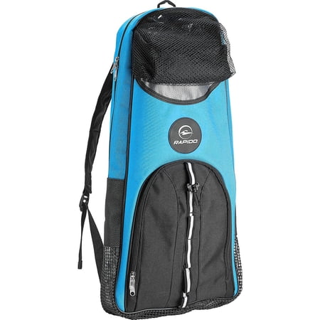 Phantom Aquatics Lightweight Swimming Gear Bags, Polyester Blue Black