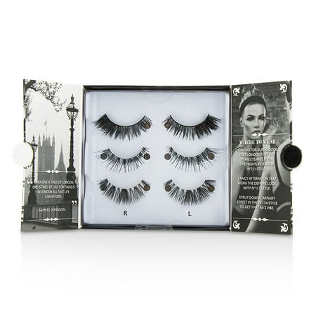 Eylure - The London Edit False Lashes Multipack - # 121, # 117, # 154 (Adhesive Included)