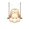 thumbnail image 3 of Cartoon Owl Stickers Stickers, Waterproof Owl Stickers Sticker for Water Bottle Laptop Phone Cases Planner Skateboard Luggage Helmet Party Favor Decor, Ideal for Adults Teens Teacher Rewards, 3 of 9