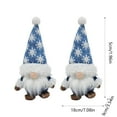 thumbnail image 4 of Floleo Christmas Gnomes 2Pcs Decorations Gift Handmade Gnome Plush Stuffed Xmas Decor For Home Kitchen Farmhouse Tiered Tray, 4 of 7