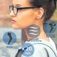 thumbnail image 6 of LQQBOX Eyeglass Ear Grips - 20 Pairs Glasses Anti-Slip, Comfortable Silicone Elastic Eyeglasses Temple Tips Sleeve Retainer, Prevent Eyewear Sunglasses Spectacles Glasses Slipping (Black), 6 of 7