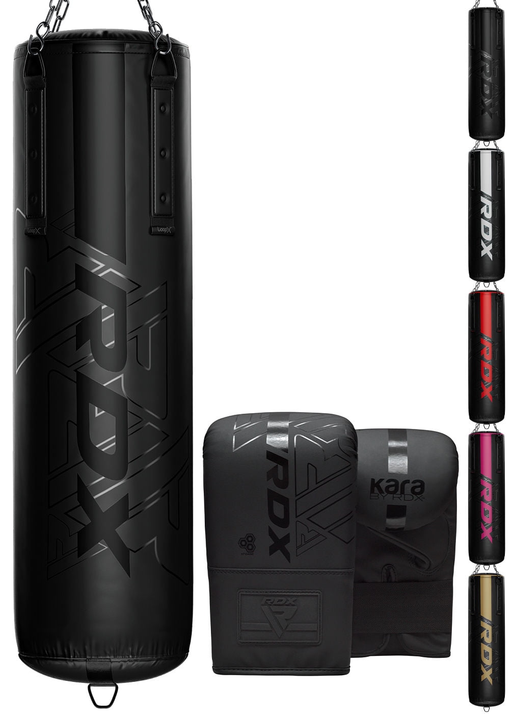 Buy RDX Punching Bag 60lb,80lb Heavy Filled Set, Leather Adult Punch