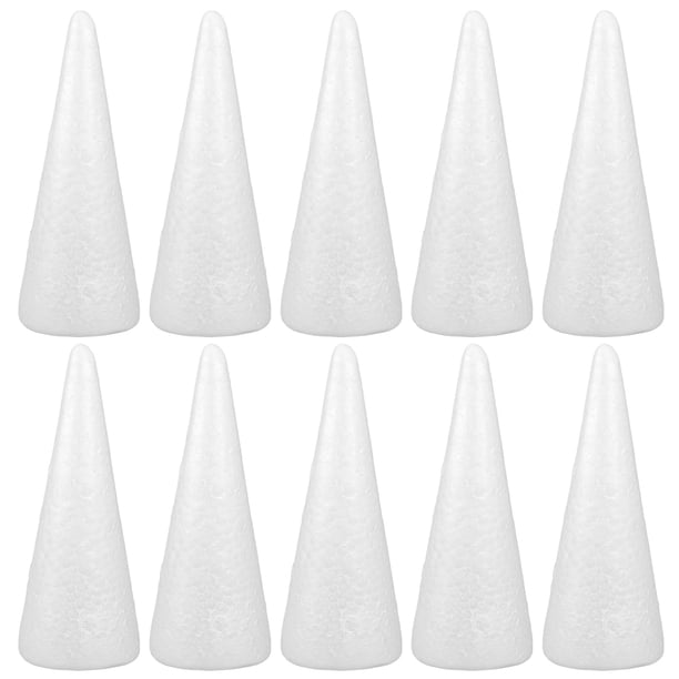 BRIGHTFUFU 10pcs 18.5cm CONE SOLIDO SOLIDO CONO CONE CONE CONE HATIR ACCESORIOS DE CONO HATIRSE PARA CARAJE DE CARAJE DEL CASA DEL CASA DEL CASA DEL CASA