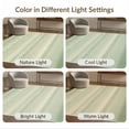 thumbnail image 7 of ODIKA Cream Abstract Gradient Zigzag Interlocking Motif Contemporary for Dorm Room, Small Living Apartment, Stain Resistant Low Profile, 7 of 7