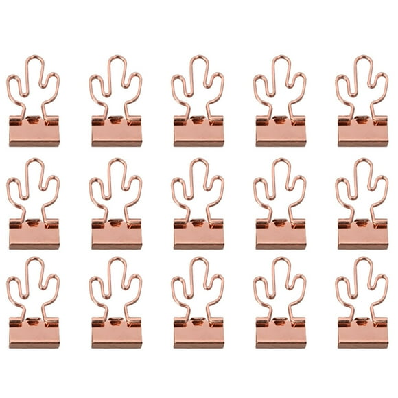15 Pcs Pinces à Relier Pratiques Pinces Décoratives pour Documents Pinces à Fixer Multi-Usages pour Papiers