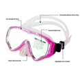 thumbnail image 2 of Kids Diving Mask , Anti-fog Swim Goggles With Nose Cover, 2 of 5