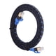 thumbnail image 2 of Cable Ethernet Cat7, Cable Lan De Red Con Núcleo De Cobre De 32 AWG, Duradero, Antiinterferencias, 2 Conectores De Interfaz RJ45 Azul + Negro Para Cable CAT 7, 2 of 8