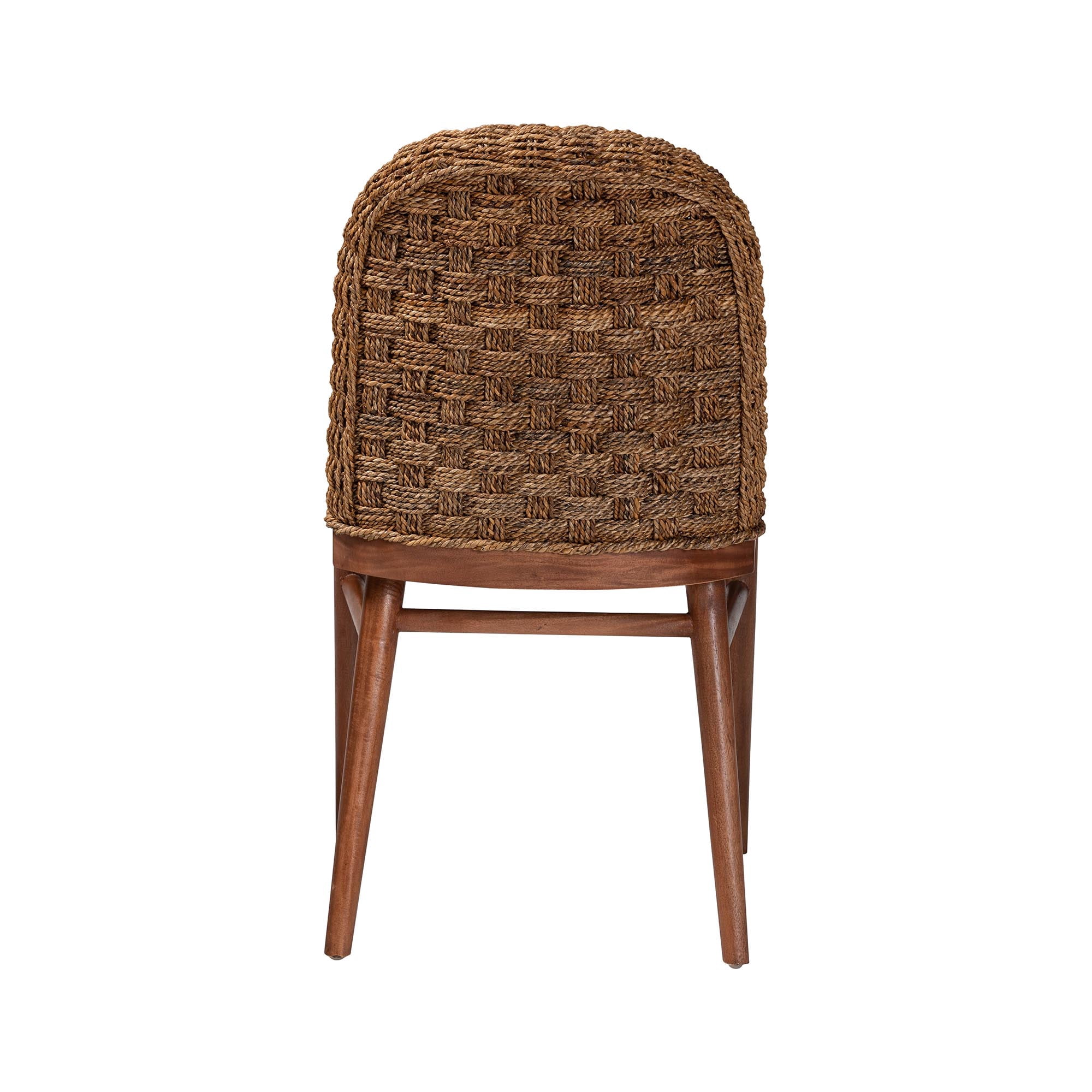 bali & pari Denver Boho Dining Chair, Walnut Brown
