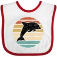 thumbnail image 3 of Inktastic Dolphin Cute Beach and Vacation Boys or Girls Baby Bib, 3 of 4