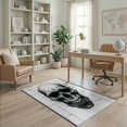 thumbnail image 2 of ODIKA Skull Beast Graphic Gothic Streetwear Pixel Motif Dorm Guys Men Pet Friendly & Kids Safe Play for Playroom, Bedroom, Reading Nook, 2 of 7