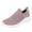 Pink, variant on Linfrsh Slip Resistant Work Shoes for Women Women's Slip-On Sneaker Gray,7