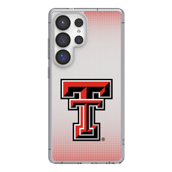 Texas Tech Red Raiders Linen Logo Galaxy Clear Case