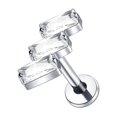 thumbnail image 1 of 1PC Titanium Ear Piercing Cartilage Earrings Tragus Helix Pirsing Labret Piercing Cross Ear Lobe Lip Rings Daith Jewelry Women FJH, 1 of 6