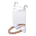 thumbnail image 1 of Parrot Toy for Gray Parrots Colorful Hanging Bird Mirror with Rope Perch Set for Parrots Lovebirds Cockatiel Swing for Greys, 1 of 4