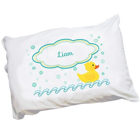 Personalized Rubber Ducky Pillowcase
