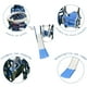 thumbnail image 3 of Set Infantil Resbaladilla, Columpio, Canasta Basket, Tobogan Segos. Color Azul, 3 of 5