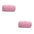 thumbnail image 2 of Billuyoard Para hilo grueso, voluminoso, hipoalergénico, inodoro, para tejer, voluminoso, soporte grueso para proyectos, manta de punto rosa Rosa 500g 2Conjunto, 2 of 6
