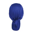 thumbnail image 4 of Toptie Do Rag Cooling Cycling Skull Cap Headwrap Helmet Liner Pirate Beanie Hat-Royal Blue, 4 of 6