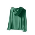 thumbnail image 5 of Frostluinai Fishing Sun Hoodie Women Full Zip Long Sleeve Sun Protection Jacket Solid Lightweight Beach Raglan Shirts Breathable Tops, 5 of 6
