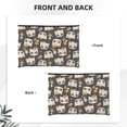 thumbnail image 3 of Haiem Flower Fox Music Lover Merch Makeup Bag, Cosmetic Bag,Singer Fans Cosmetic Bag, Portable Stationary Storage Organizer, Travel Makeup Bag, 3 of 8