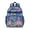 Blue-1, variant on Boho Vintage Students School Backpack Colorful Artistic Tribal Bookbag, Durable, Water-Resistant, Ideal for & Travel
