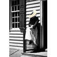 thumbnail image 2 of Hausenflock, Alan 11x14 Black Ornate Wood Framed with Double Matting Museum Art Print Titled - Waiting, 2 of 4