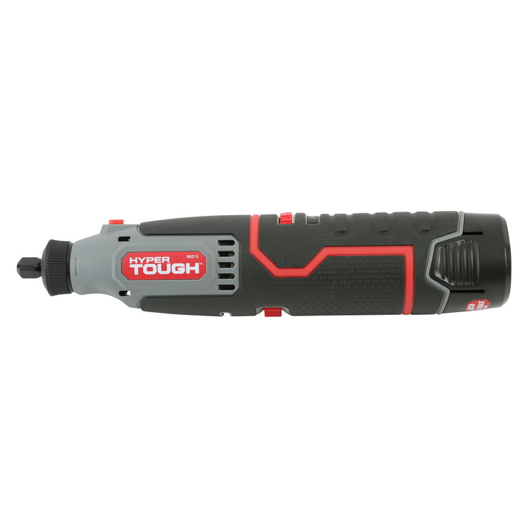 Hyper Tough 12V Max* Lithium-Ion Cordless Variable Speed Rotary Tool, 40  Accessories, with 1.5Ah Battery and Charger, 99315
