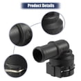thumbnail image 4 of Unique Bargains Engine Coolant Hose Connector for VW Caddy 2C 2K SA 2010-2015  No.1K0122291H Black, 4 of 7