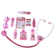 thumbnail image 3 of Juego de simulación para niños, juego de juguetes médicos para médico y enfermera con estuche de transporte, juguete educativo preescolar (rosa), 3 of 8