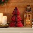 thumbnail image 5 of Handmade Folded Paper Christmas Tree Desktop Ornament for Holiday and Seasonal Tabletop Display, 5 of 5