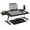 Black, variant on HUANG TotalDesk Portable Modern Workstation & Lap Desk, Adjustable Height & Tilt, Black