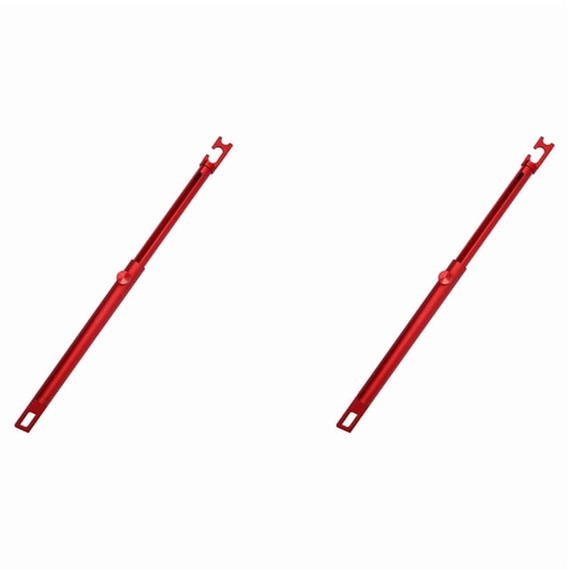 2X Support Rod for Car Polishing Retractable Aluminum Holding Vehicle Trunk Lid Door Fixing Tools Support