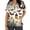 Mulitcolor#03, variant on Plus Size Halloween Scrub Tops Women Funny Ghost Pumpkin Bats Printed Nurse Uniform Short Sleeve Scrub V Neck Shirt with Pockets