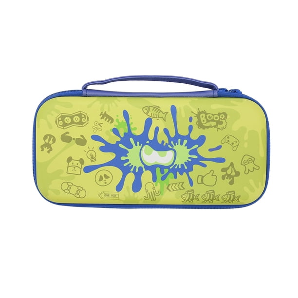 Estuche de transporte para consola, carcasa dura resistente al agua, a prueba de golpes, portátil, bonita bolsa de almacenamiento para mando con 12 ranuras para tarjetas para interruptor