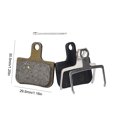thumbnail image 4 of pitrice Plaquettes de Frein de Vélo Accessoires de Vélo Pièce de Rechange Accessoires de Roue Plaquette de Freinage en Résine pour Réparation Entretien Type 35 1Ensemble, 4 of 6