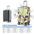thumbnail image 4 of Saiise Bluey Luggage Suitcase Covers Elastic Washable Luggage Protector Travel Suitcase Protective Cover For Unisex Fits 18-32 Inch Luggage(No luggage included), 4 of 7