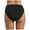 Black, variant on Povozer Women's High Waisted Swim Bottom Ruched Bikini Tankini Swimsuit Briefs(Black,S)