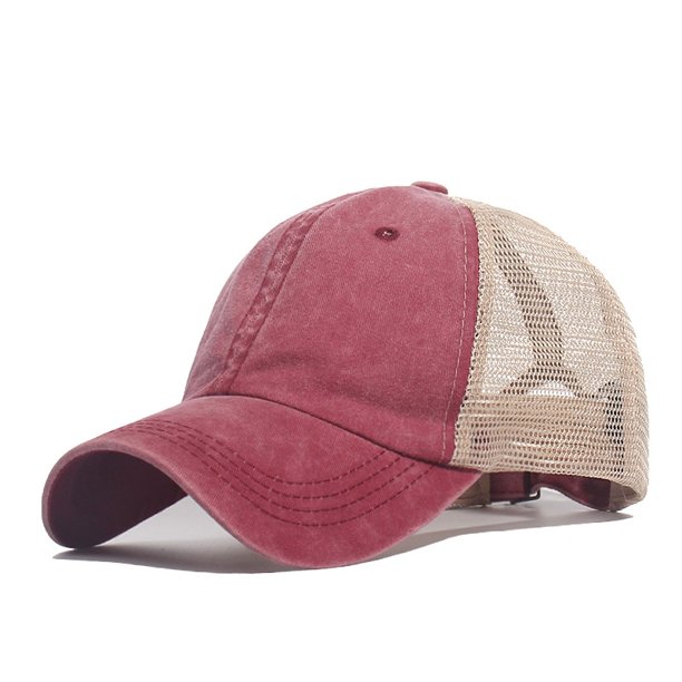 New Men's Women Baseball Cap Print Summer Mesh Cap Hats For Men Women Snapback Gorras Hombre Dad hats Casual Hip Hop Caps Gao Jinjia LED