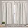 thumbnail image 2 of Ambesonne Floral Valance & Curtain, Flourish Nature Swirls, 55"x36", Tan Beige, 2 of 7