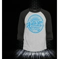 thumbnail image 2 of Shop4Ever Men's Autism Awareness Accept Understand Love Blue Circle Raglan Baseball Shirt X-Large Heather Grey/Black, 2 of 4