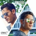 thumbnail image 4 of Tony Stark Aviator Sunglasses - Silver & Black Frame / Clear Lens, 4 of 6