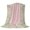 Cherry Pink Gray Green White, variant on Throw Blanket Summer Palm Tree on Gray,Warm Soft Lightweight Flannel Fleece Blankets Beach Plant Linen Texture,Microfiber Throws for Bed Sofa Couch Camping All Seasons Use 30x40In
