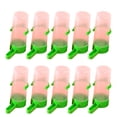 thumbnail image 1 of EeaseMX 10 comederos automáticos de tamaño mediano para loros, portátiles, para pájaros y bebederos (verde), 1 of 7