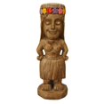 thumbnail image 1 of Moonrays 95962 Tiki Themed Outdoor Solar Light Garden Gnome Island Princess, 1 of 1
